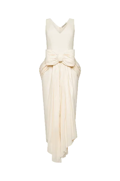 Платье-футляр с бантом Pearl