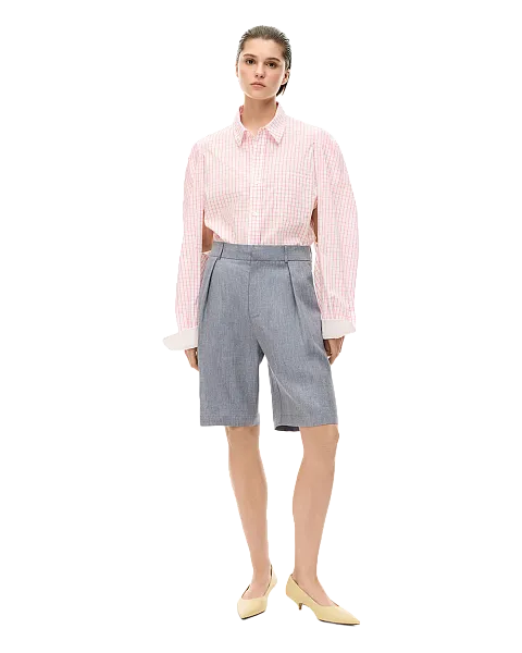 Льняные шорты