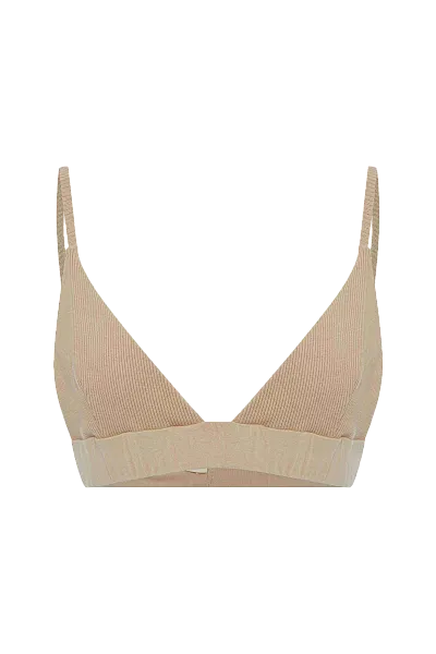 Топ-бра из кашкорсе Bleached Sand