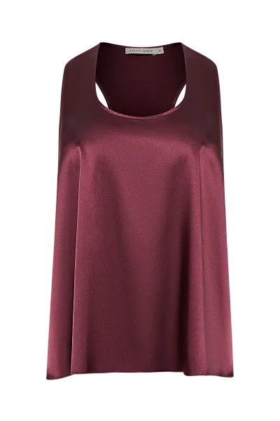 Топ свободного кроя Burgundy