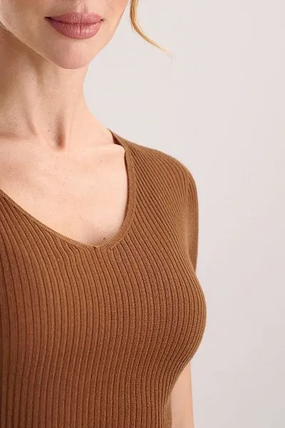 Футболка из кашемира и тенселя