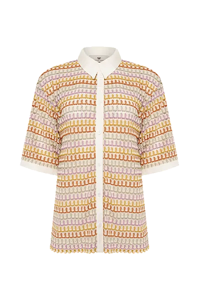 Рубашка поло оверсайз Multicolor