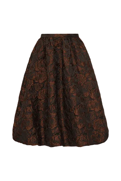 Юбка-баллон из жаккардовой парчи Brunette Rose