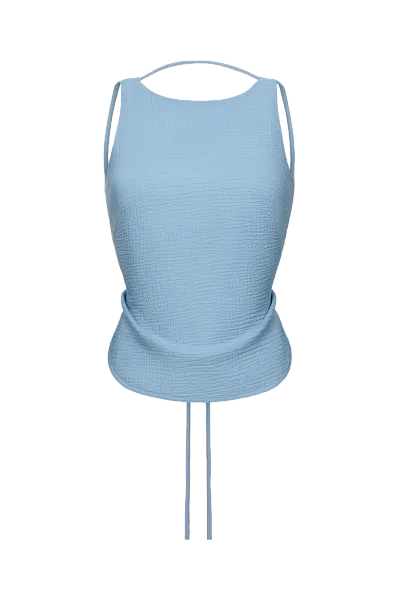 Топ со шнуровкой на спине