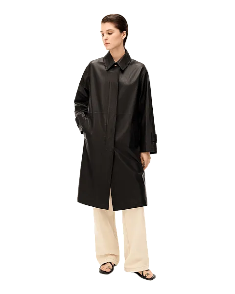 Кожаный плащ