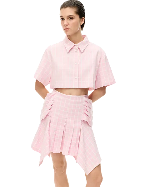 Укороченная рубашка из адраса