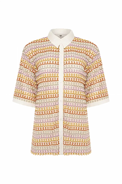 Рубашка поло оверсайз Multicolor