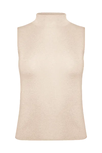 Топ из кашемира Bleached Sand