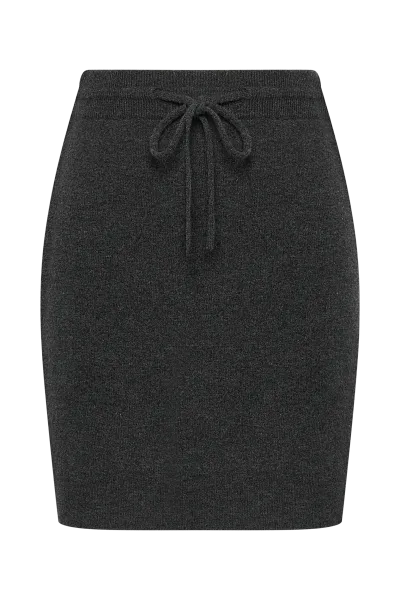 Юбка мини из кашемира и шерсти Raven