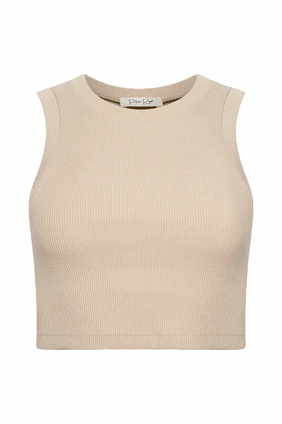 Укороченная майка из лапши Bleached Sand