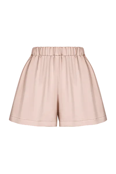 Шорты из искусственного шелка