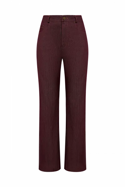Классические джинсы Burgundy