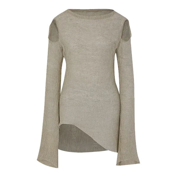 Festival collection. Лонгслив с вырезами на плечах