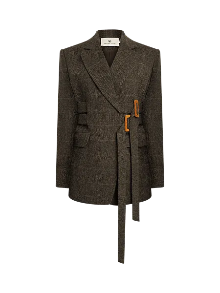 Пиджак с двумя поясами Pumpkin Spice