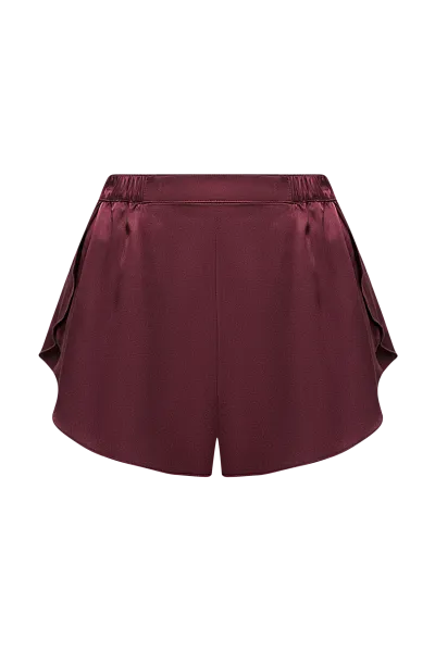 Шорты с разрезами Burgundy