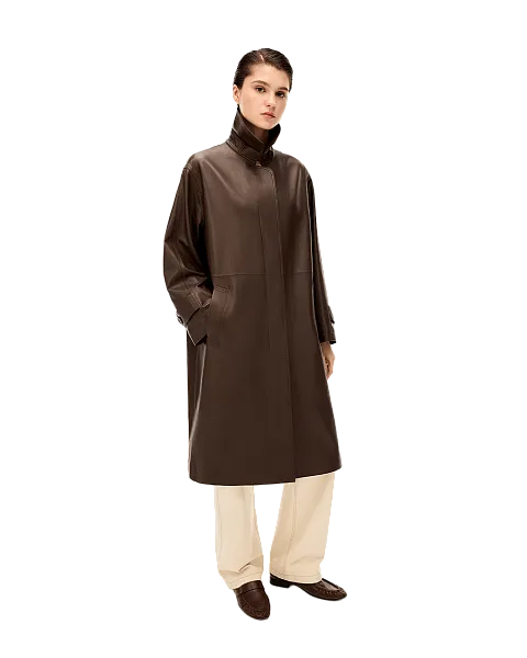 Кожаный плащ