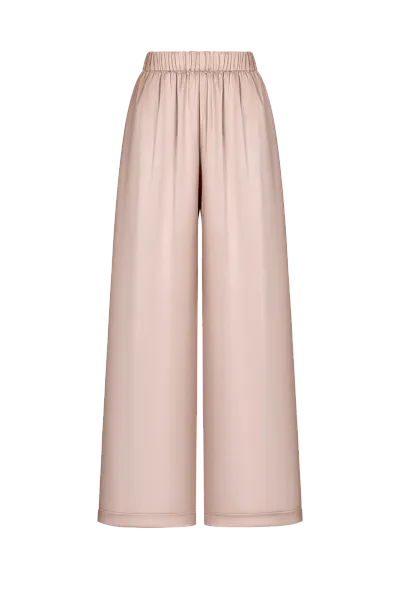 Штаны из искусственного шелка