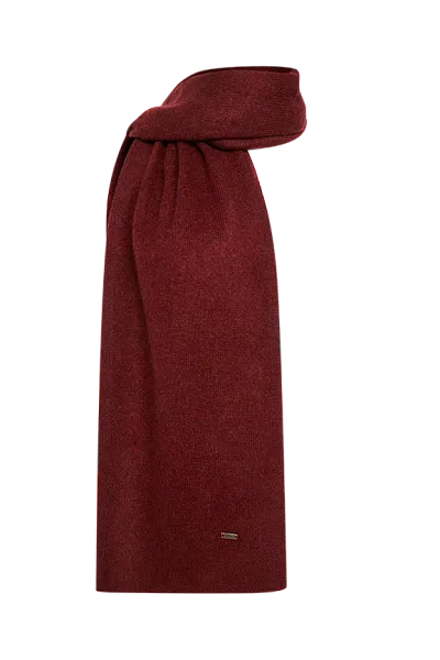 Кашемировый шарф однотонный Ruby Wine