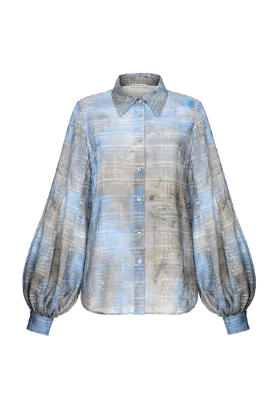 Рубашка из фактурной ткани