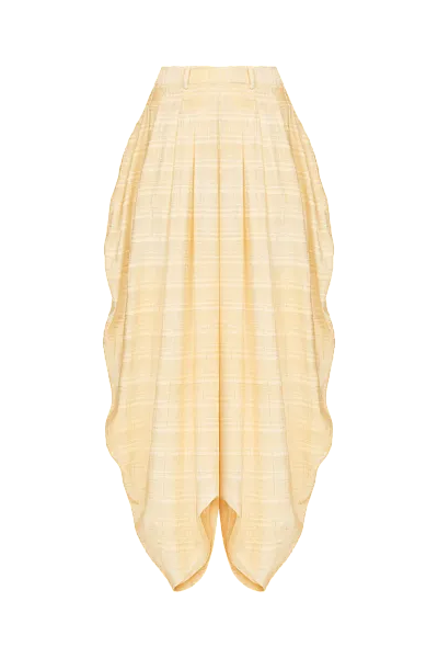 Шаровары из фактурной ткани