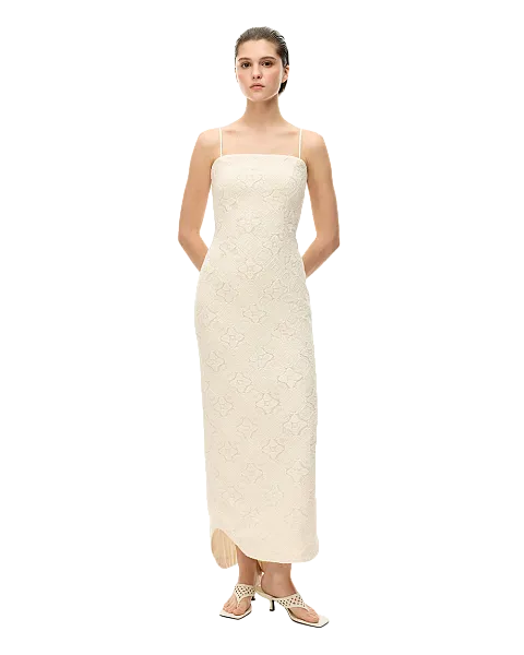 Платье-футляр макси