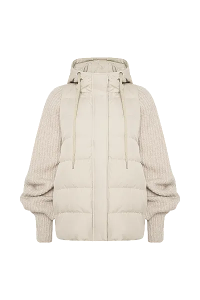 Куртка с вязаными рукавами Biscotti 