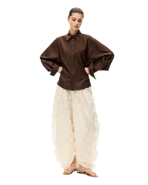 Рубашка с объемной спиной