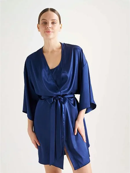 Халат с рукавом три четверти