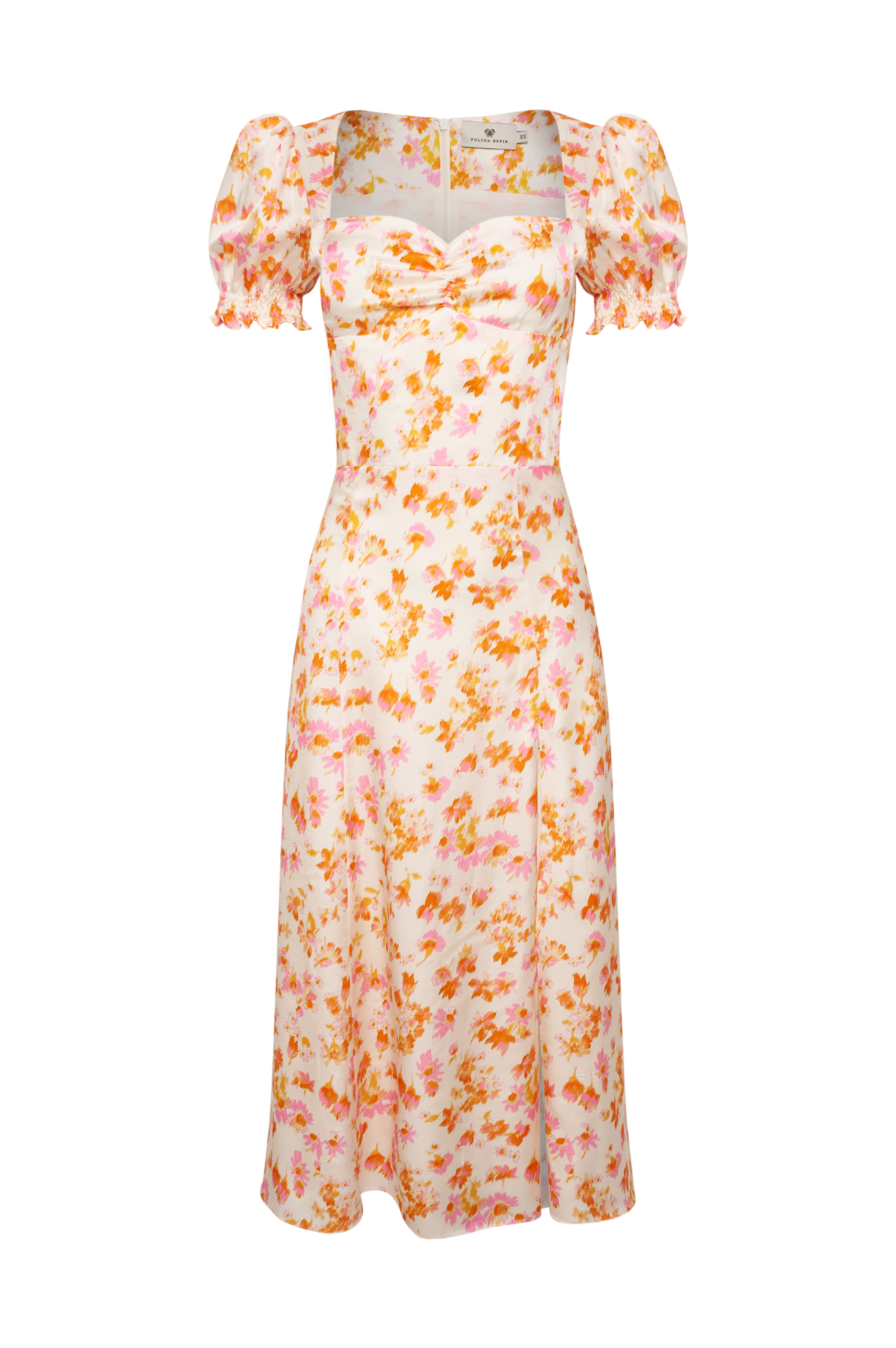 картинка Платье с рукавами фонариками Bright Marigold от Polina Repik Wear