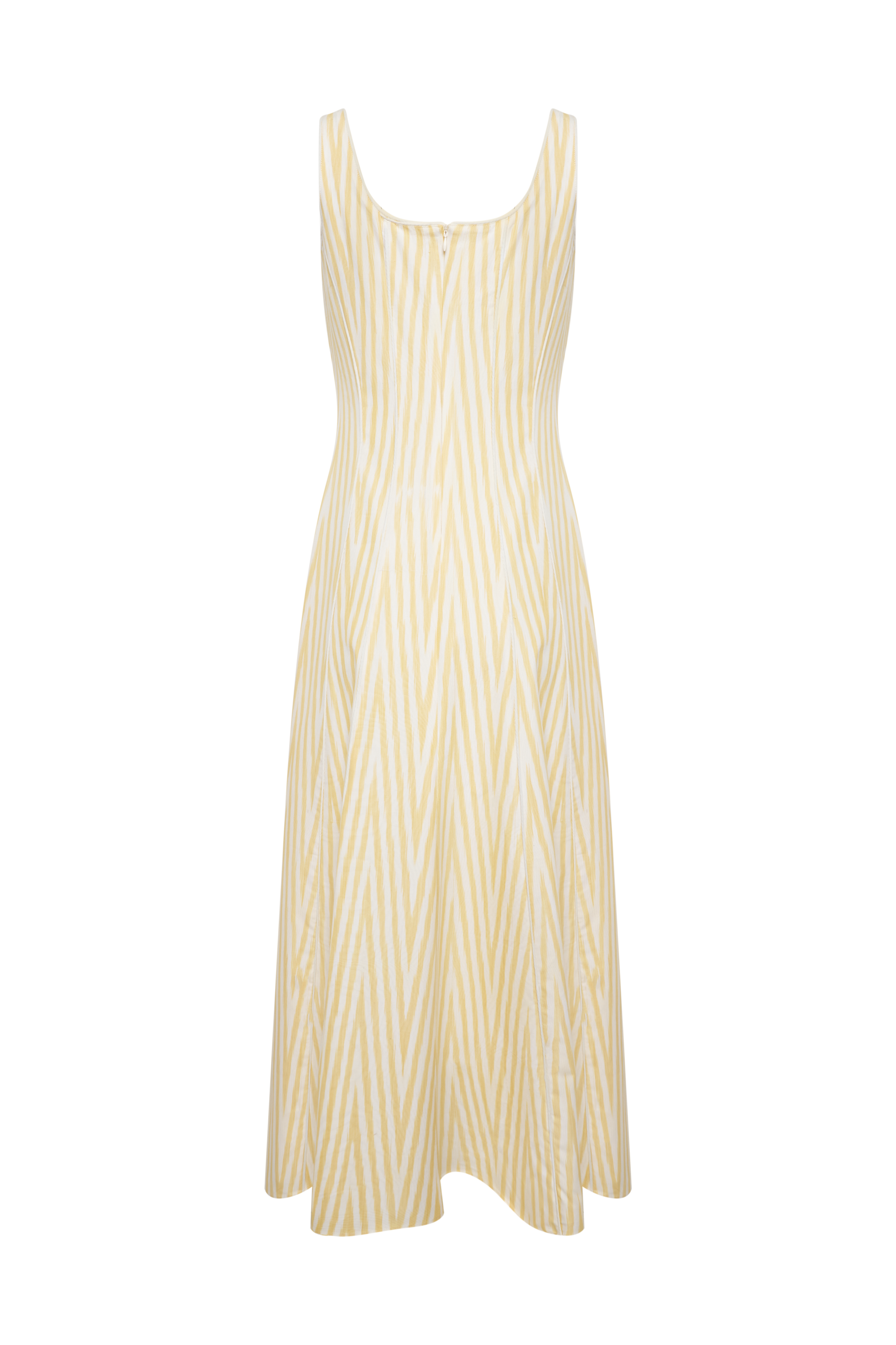 картинка Летнее миди-платье из хлопка Tender Yellow от Polina Repik Wear