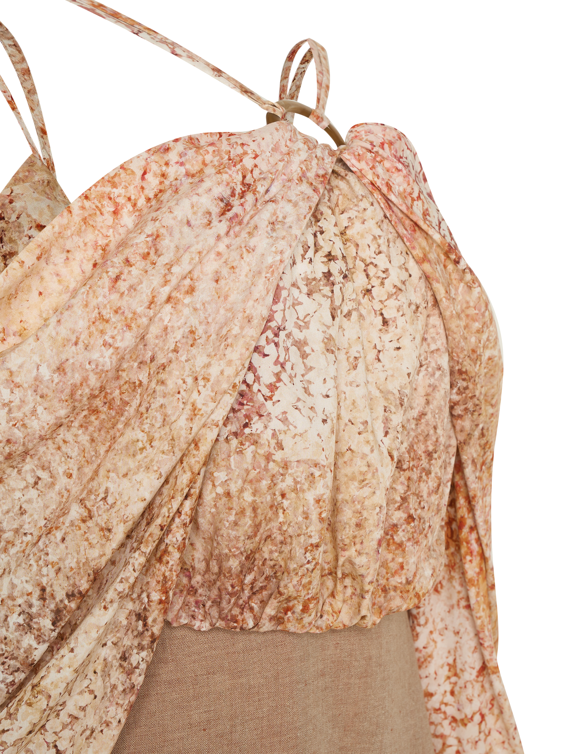картинка Платье с ниспадающими плечами из хлопка  от Polina Repik Wear