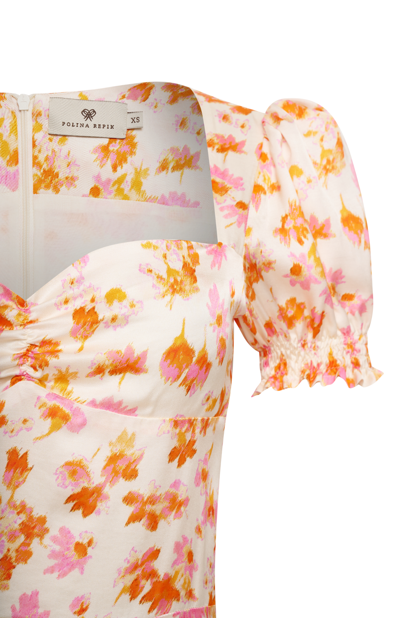 картинка Платье с рукавами фонариками Bright Marigold от Polina Repik Wear