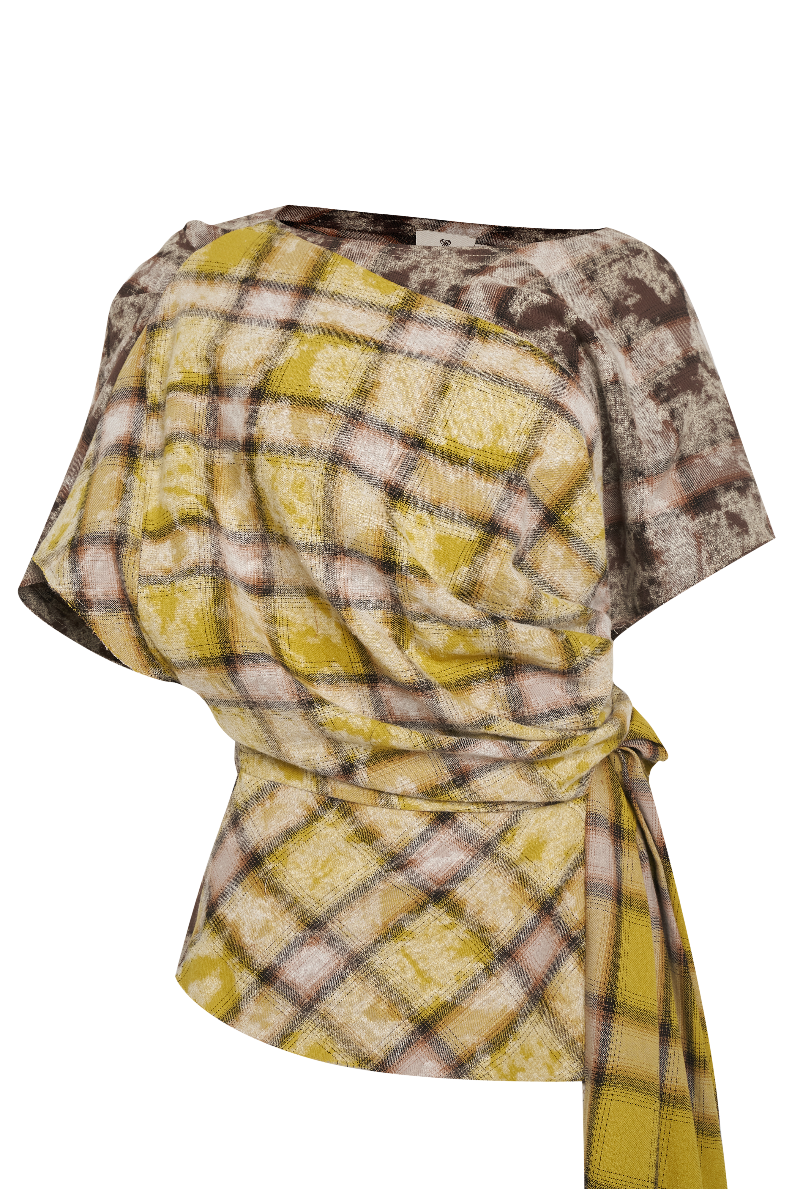 картинка Асимметричный топ с коротким рукавом  от Polina Repik Wear