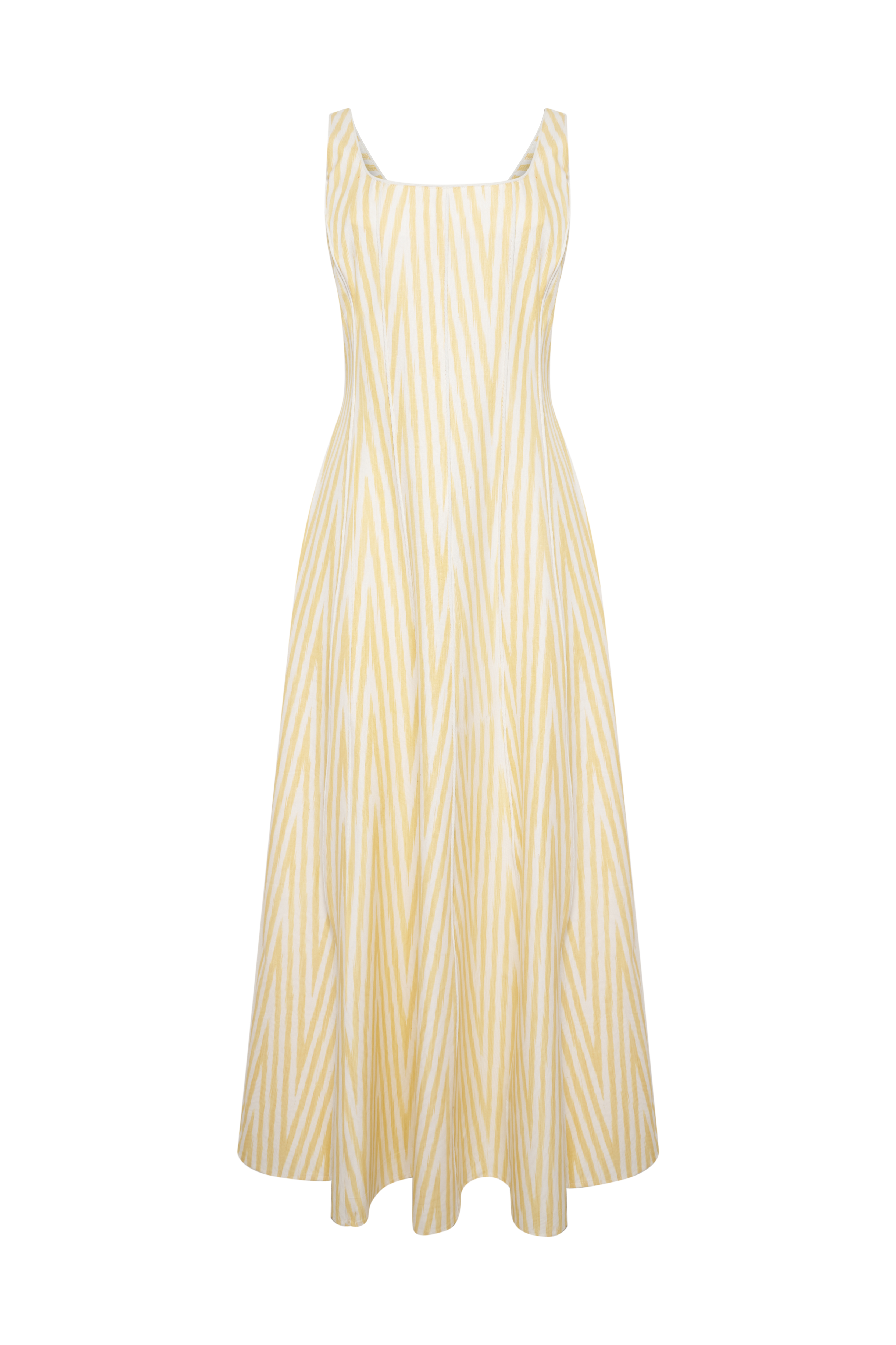 картинка Летнее миди-платье из хлопка Tender Yellow от Polina Repik Wear