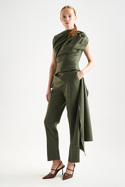 Брюки кашемировые Hunter Green