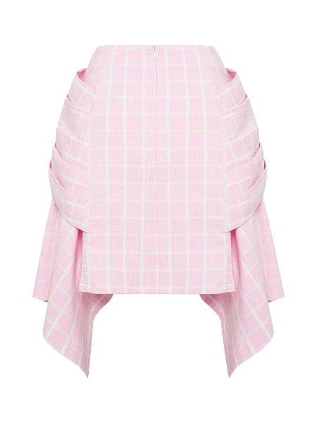 Юбка с драпировкой Hot Pink