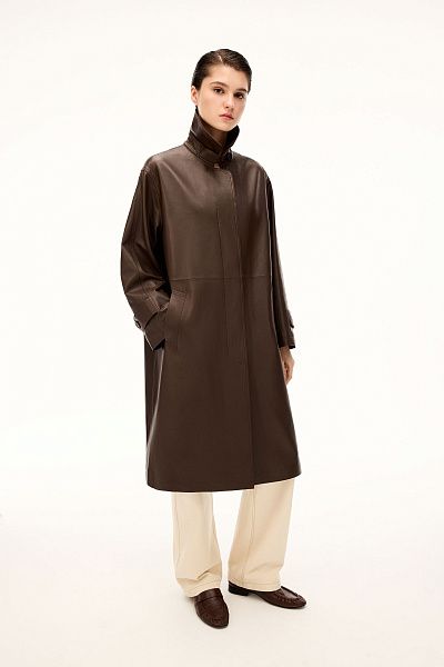 Кожаный плащ