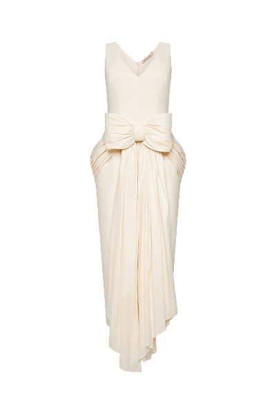 Платье-футляр с бантом Pearl