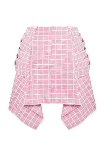 Юбка с драпировкой Hot Pink