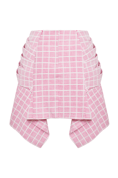 Юбка с драпировкой Hot Pink