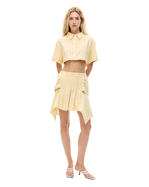 Юбка с драпировкой из адраса