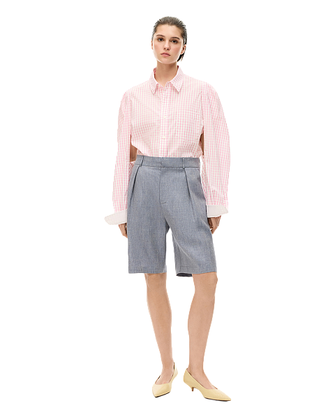 Льняные шорты