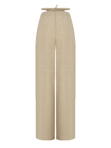 Брюки с пояском на талии Linen
