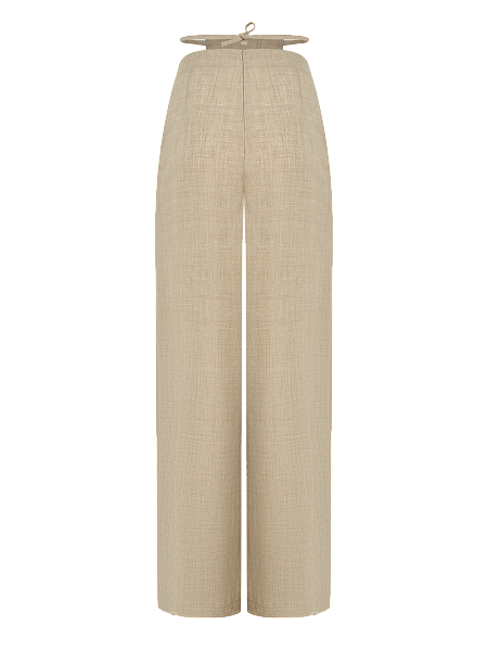 Брюки с пояском на талии Linen
