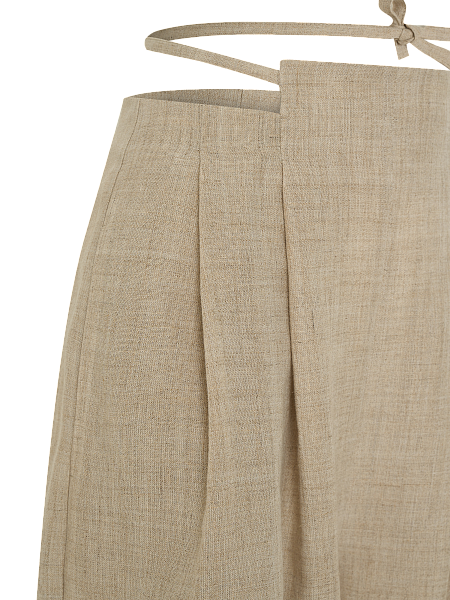 Брюки с пояском на талии Linen