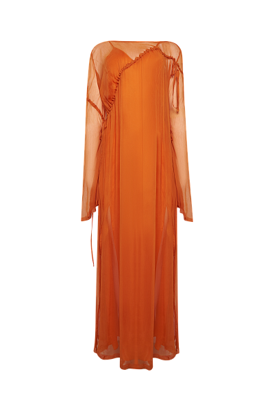 Платье из шифона Persimmon Orange