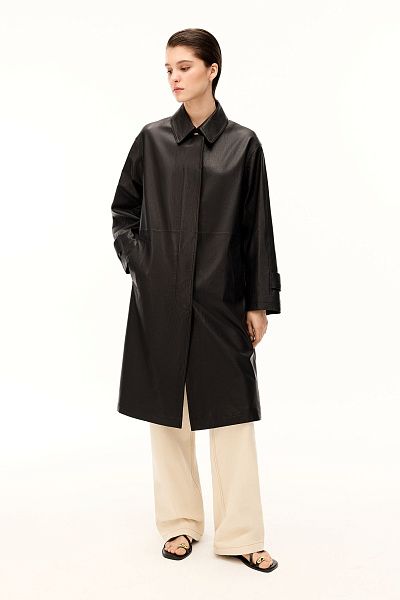 Кожаный плащ