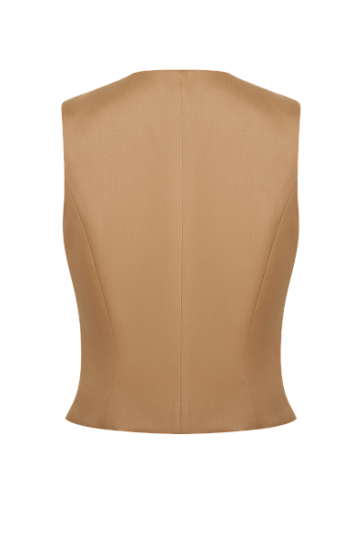 Жилет из костюмной ткани Sahara Sands