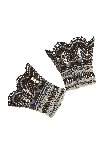 Манжеты из кружева ручной работы Brunette