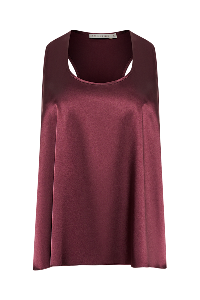 Топ свободного кроя Burgundy